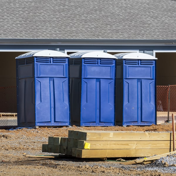 are there any restrictions on where i can place the porta potties during my rental period in Carthage MS